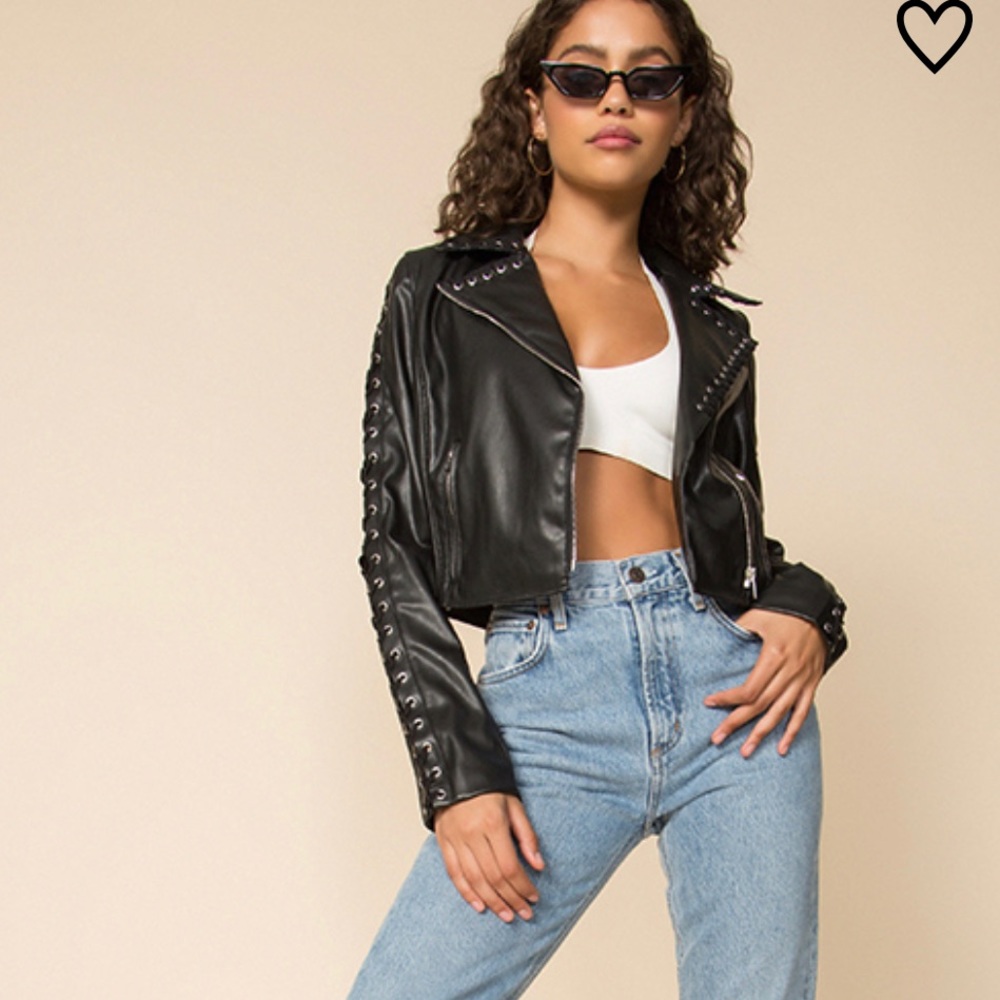 Faux Leather Jacket size XS